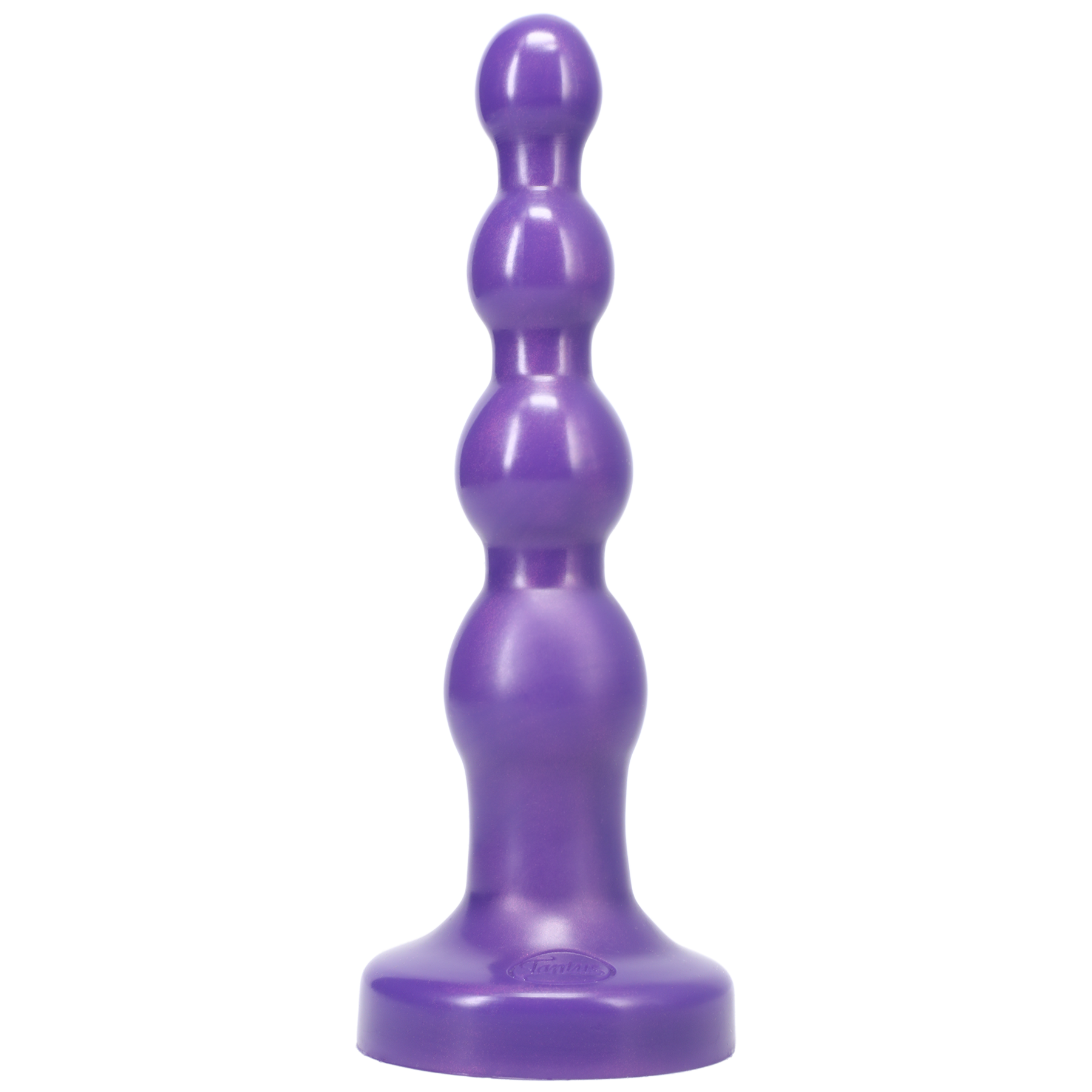 Tantus Silicone Large Ripple Butt Plug Midnight Purple - ACME Pleasure