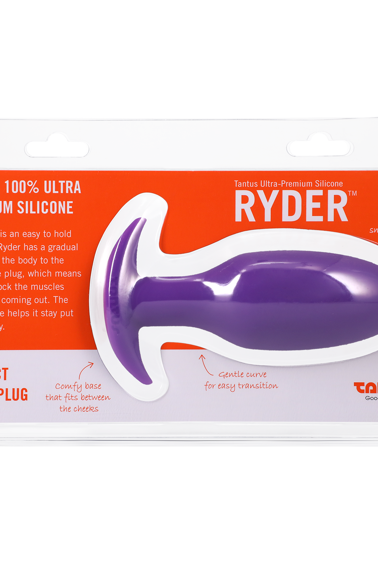 Silicone Ryder Butt Plug - Lilac - ACME Pleasure