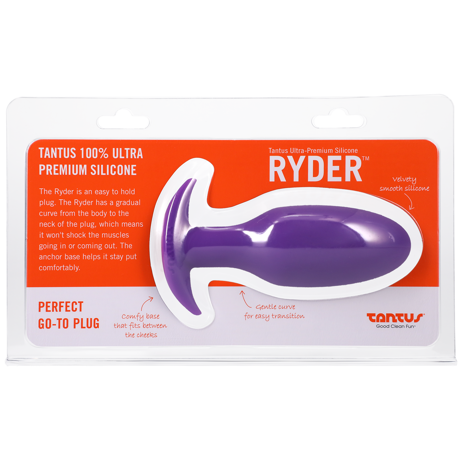 Silicone Ryder Butt Plug - Lilac - ACME Pleasure