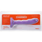 Tantus Silicone Charmer Curved G-Spot Dildo Lavender - ACME Pleasure