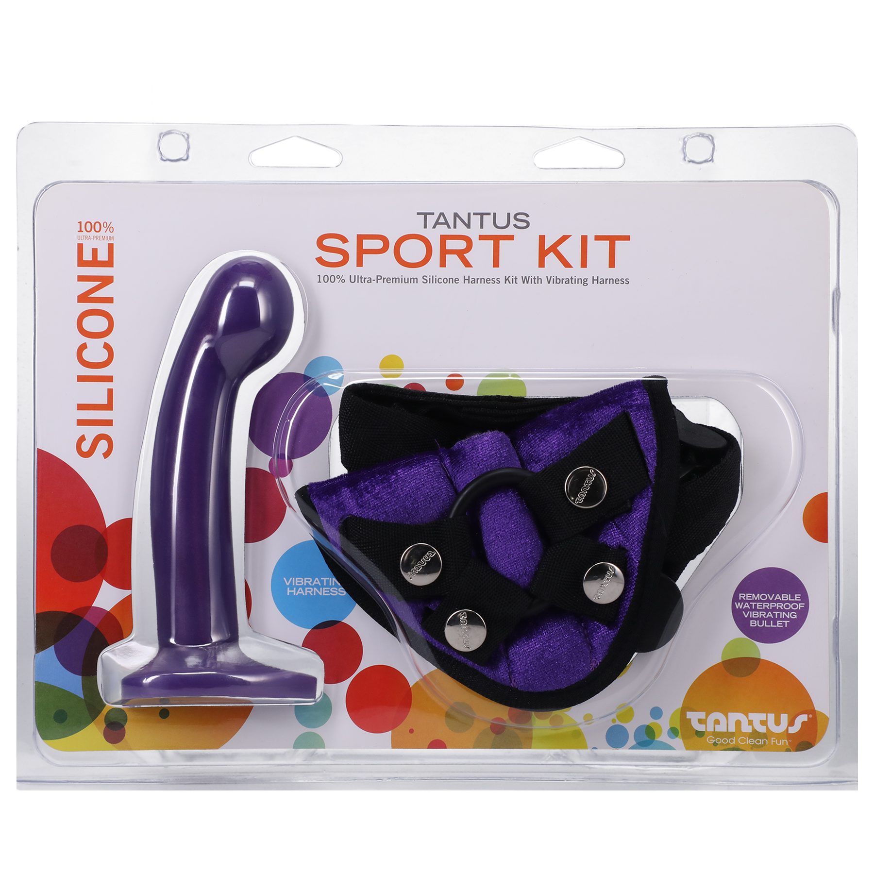 Tantus Silicone Sport Harness Kit Midnight Purple - ACME Pleasure