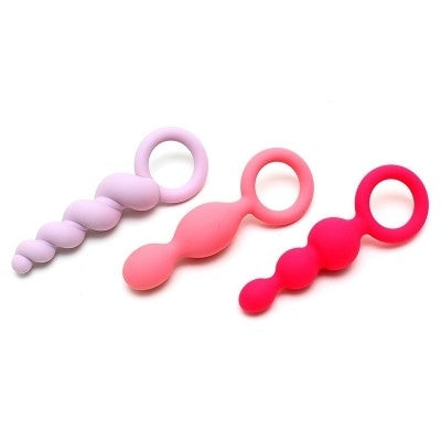 Booty Call (set of 3) (Colored) - pink, purple, red - ACME Pleasure
