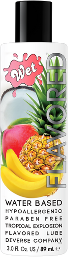 Wet® Flavored™ Tropical Explosion 3 Fl. Oz./89mL - ACME Pleasure