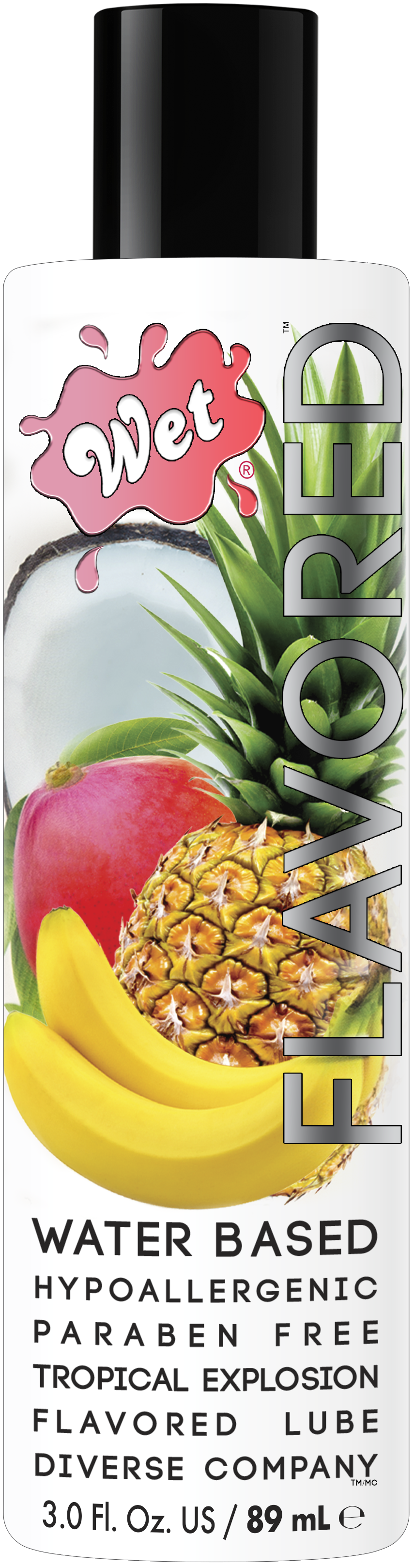 Wet® Flavored™ Tropical Explosion 3 Fl. Oz./89mL - ACME Pleasure