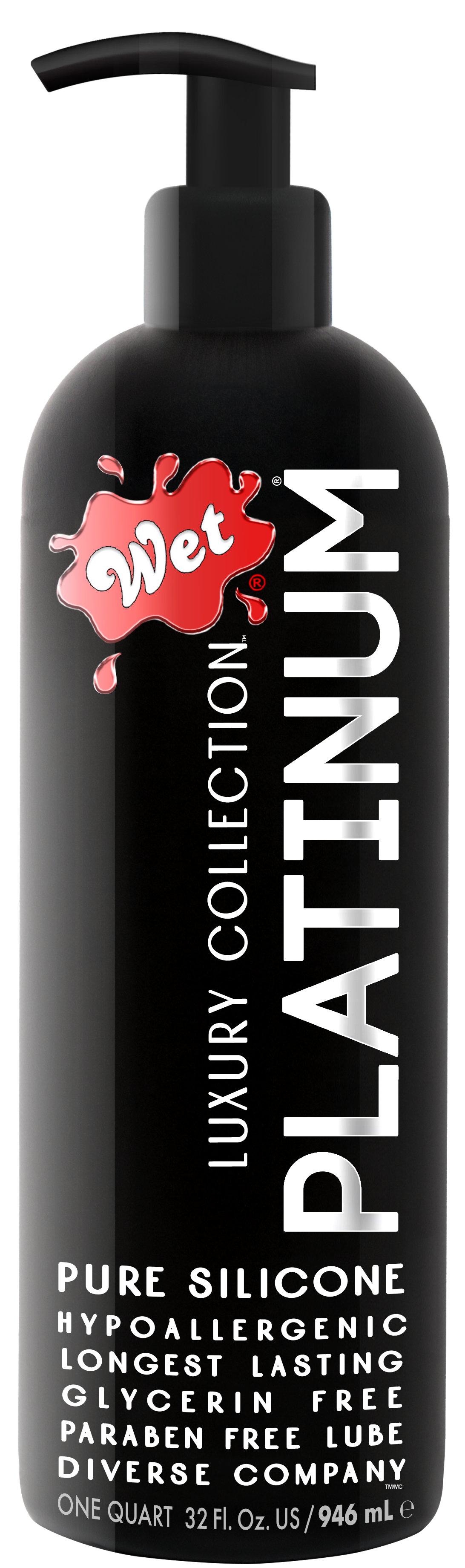 Platinum Silicone Based Sex Lube 32 Ounce - ACME Pleasure