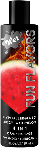 Fun Flavors Juicy Watermelon 4 in 1 3oz - ACME Pleasure