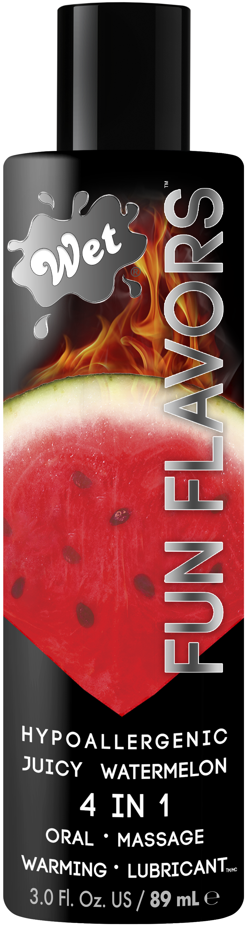 Fun Flavors Juicy Watermelon 4 in 1 3oz - ACME Pleasure