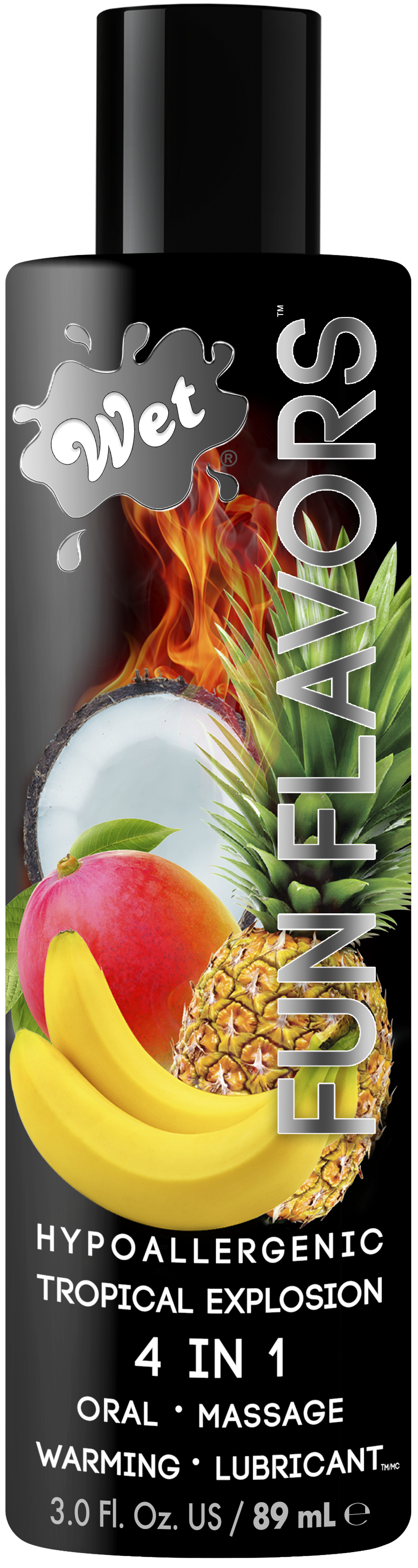 Fun Flavors Tropical Explosion 4 in 1 3oz - ACME Pleasure