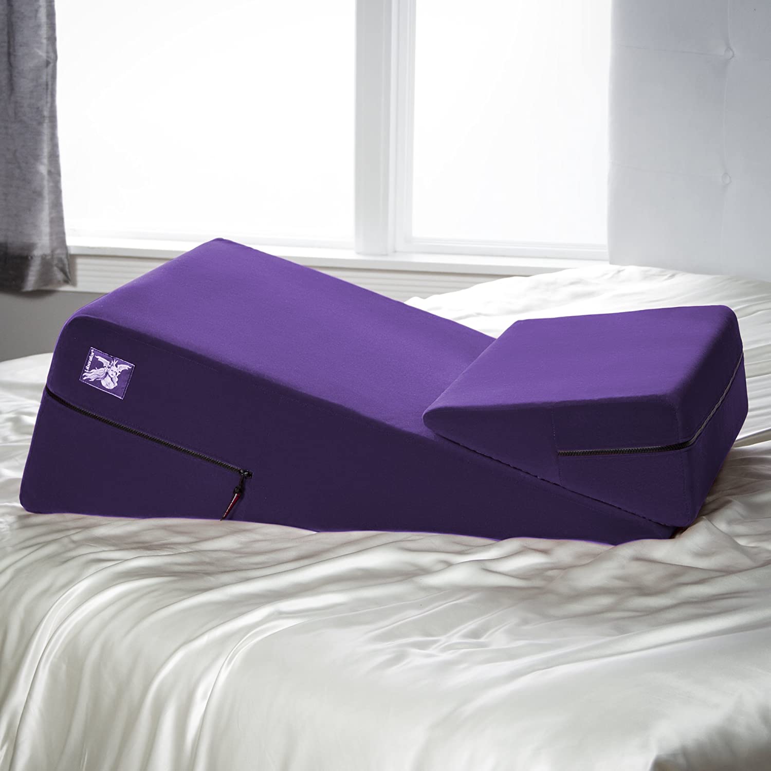 Wedge/Ramp Combo Purple Microfiber - ACME Pleasure