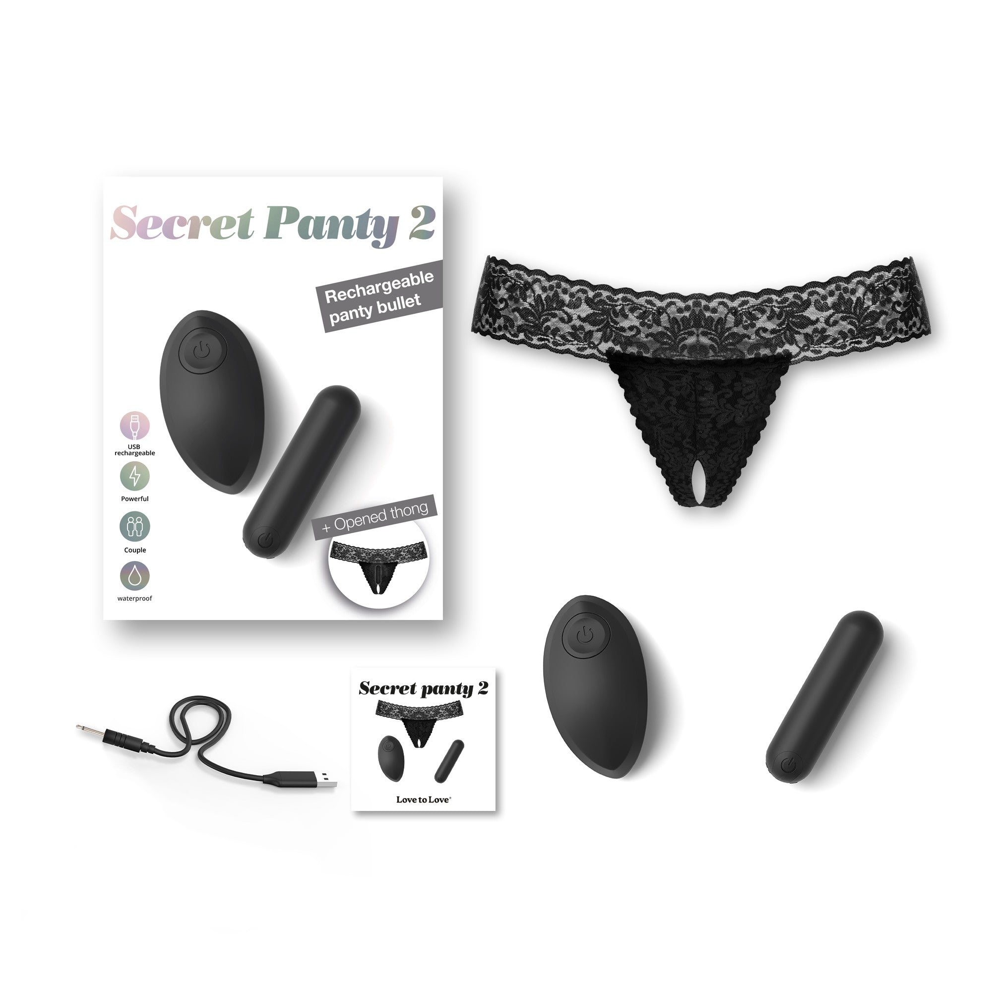 SECRET PANTY 2 - BLACK ONYX - ACME Pleasure