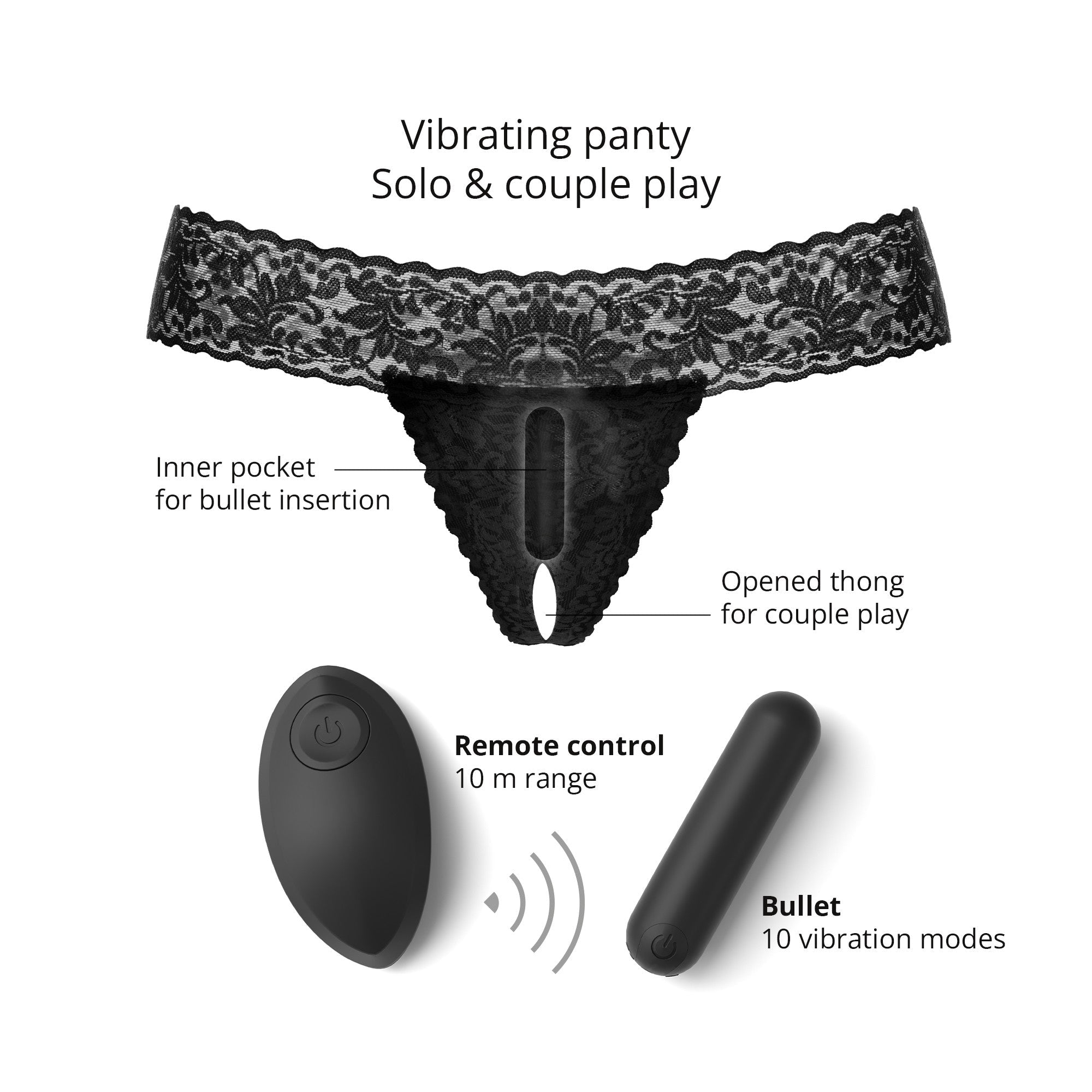 SECRET PANTY 2 - BLACK ONYX - ACME Pleasure