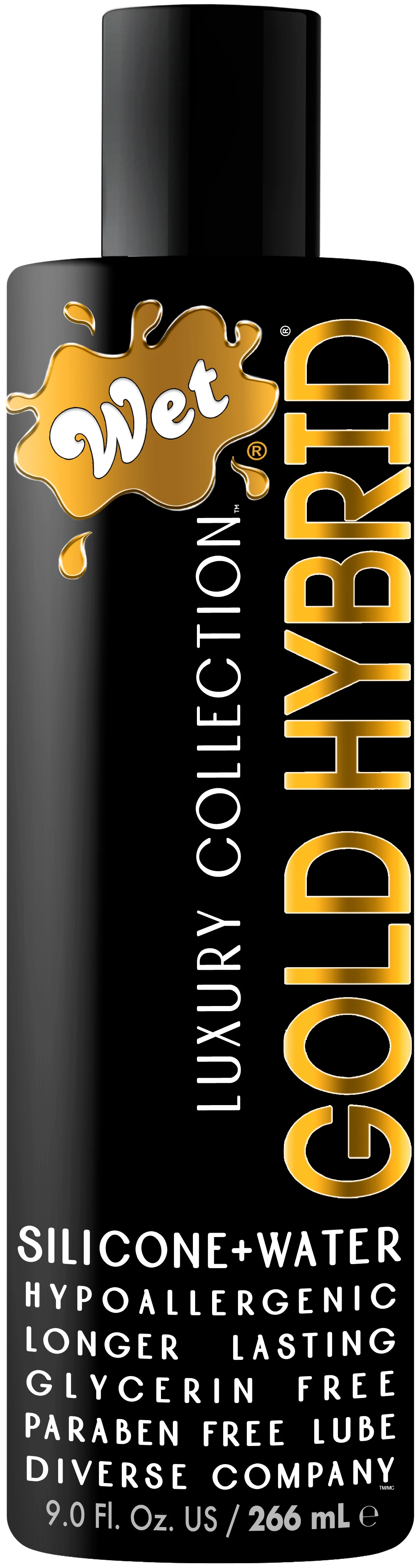 Gold Hybrid Silicone & Water Based 9oz - ACME Pleasure