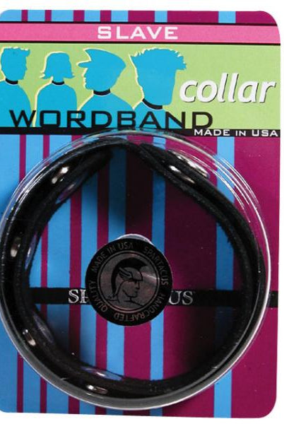Spartacus Word Band Collar (slave) - ACME Pleasure