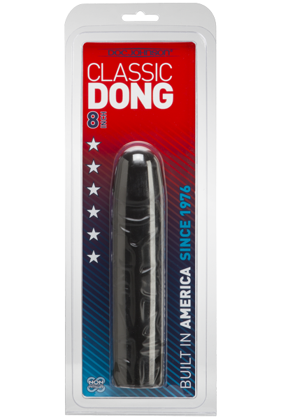 Classic Dong 8 inches Black - ACME Pleasure