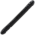 Double Header Veined Dong 18 Inch Black - ACME Pleasure
