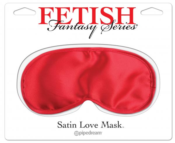 Fetish Fantasy Red Satin Love Mask O/S - ACME Pleasure