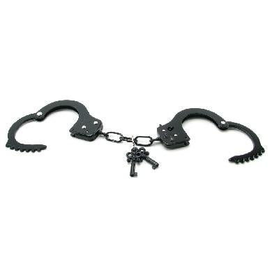 Fetish Fantasy Designer Metal Handcuffs - Black - ACME Pleasure