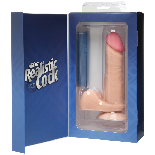 The Realistic Cock Ultraskyn 6 Inch - Beige - ACME Pleasure