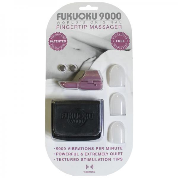 Fukuoku 9000 Fingertip Massager with Stimulating Tips - ACME Pleasure