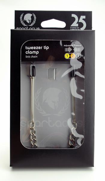 Adjustable Tweezer Clamps With Link Chain - ACME Pleasure