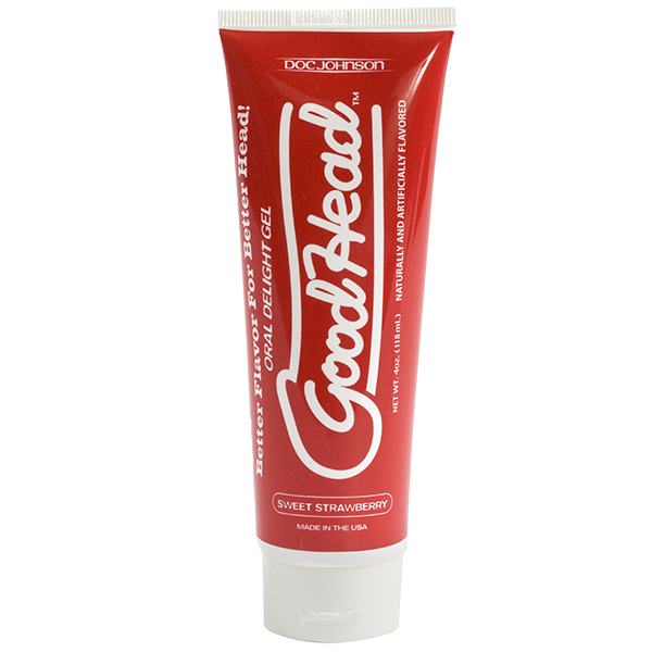 GoodHead Oral Delight Gel Sweet Strawberry 4oz - ACME Pleasure