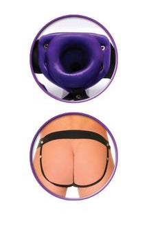 For Him Or Her Hollow Strap On Purple - ACME Pleasure