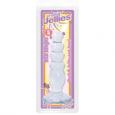 Crystal Jellies Anal Delight 5 inches Clear - ACME Pleasure