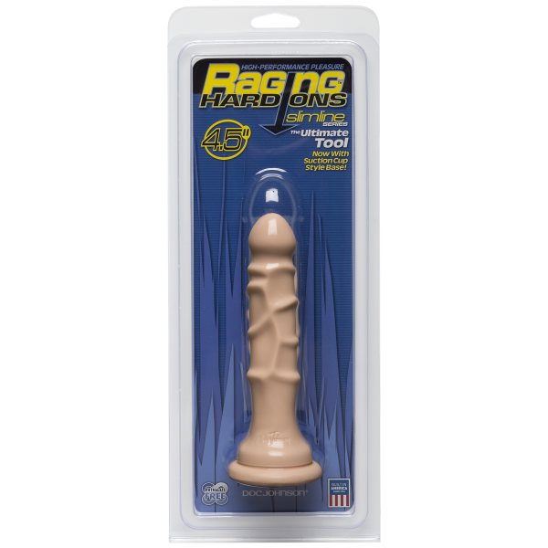 Raging Hard-Ons Slimline Suction 4.5 inches Dong - ACME Pleasure