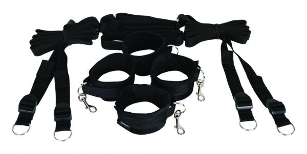 Under The Bed Restraint System Black - ACME Pleasure