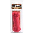 Japanese Style Bondage Rope Cotton Red 32 Feet - ACME Pleasure