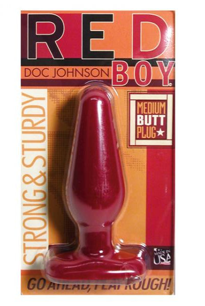Red Boy Medium Butt Plug Red - ACME Pleasure