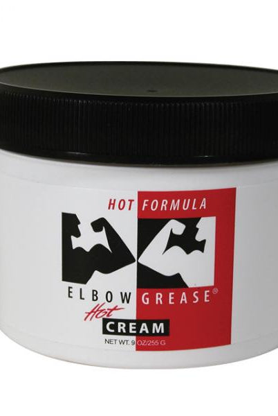 Elbow Grease Hot Cream Lubricant 9oz Jar - ACME Pleasure