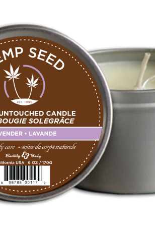 Earthly Body 3 In 1 Massage Candle Lavender 6oz - ACME Pleasure