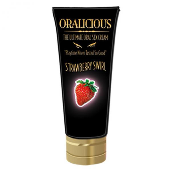 Oralicious Oral Sex Cream Strawberry 2oz - ACME Pleasure