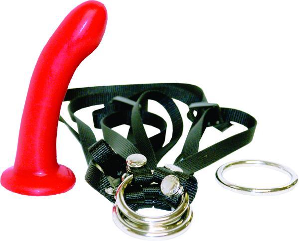 Menage A Trois Double Penetration Harness & Dildo Set - ACME Pleasure