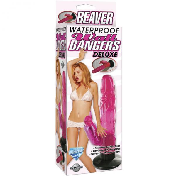 Waterproof Beaver Wall Bangers Pink Vibrator - ACME Pleasure