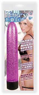 Fancy Foils 7 Inches Vibrator Fuchsia Pink - ACME Pleasure