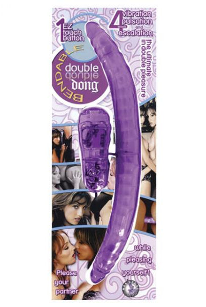 Bendable Vibrating Double Dong Purple - ACME Pleasure