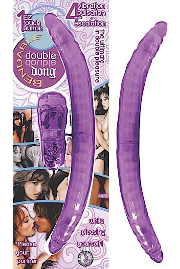 Bendable Vibrating Double Dong Purple - ACME Pleasure