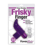 Frisky Finger Massager W/power Bullet Purple - ACME Pleasure