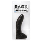 Basix Rubber Works 10 inches Fat Boy Black Dildo - ACME Pleasure