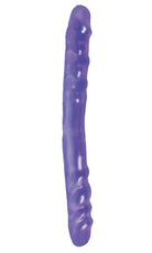 Basix Rubber Works 16 inches Double Dong Purple - ACME Pleasure