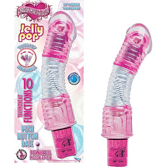 Orgasmalicious Jelly Pop Pink Vibrator - ACME Pleasure