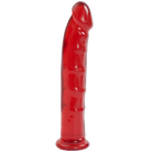 Jelly Jewel Dong With Suction Cup Ruby Red - ACME Pleasure