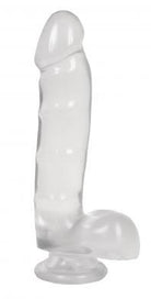 Jelly Jewels C*ck And Balls With Suction Cup 8 Inch Diamond - ACME Pleasure