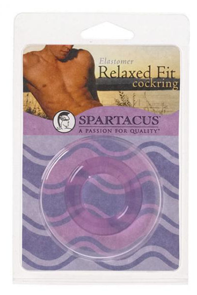 Relaxed Fit Elastomer Cock Ring (purple) - ACME Pleasure