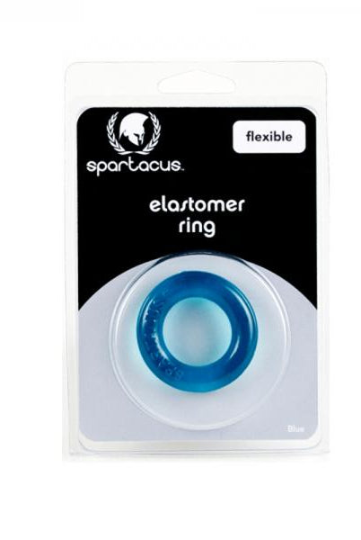 Relaxed Fit Elastomer Cock Ring (blue) - ACME Pleasure
