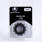 Stud Elastomer Cock Ring Black - ACME Pleasure