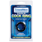 Titanmen Cock Ring  Stretch To Fit  - Black - ACME Pleasure
