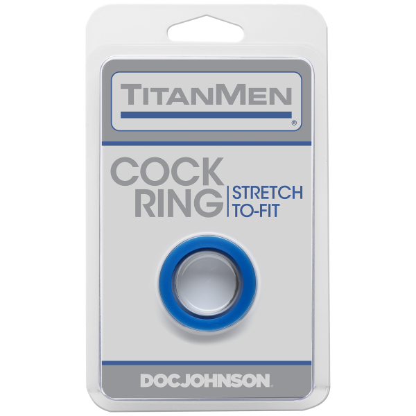 Titanmen Cock Ring Blue - ACME Pleasure